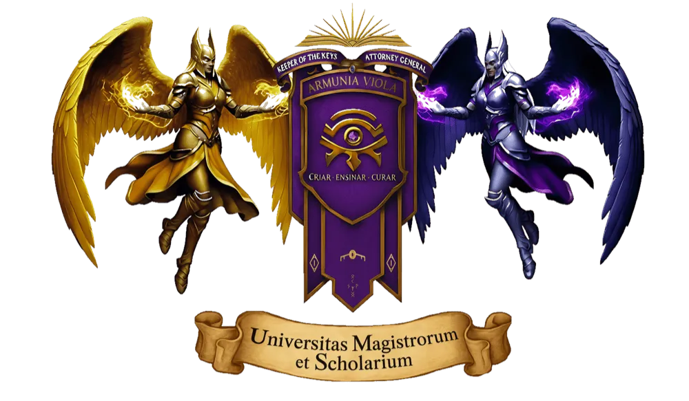 Brasão Armunia Viola — Universitas Magistrorum et Scholarium